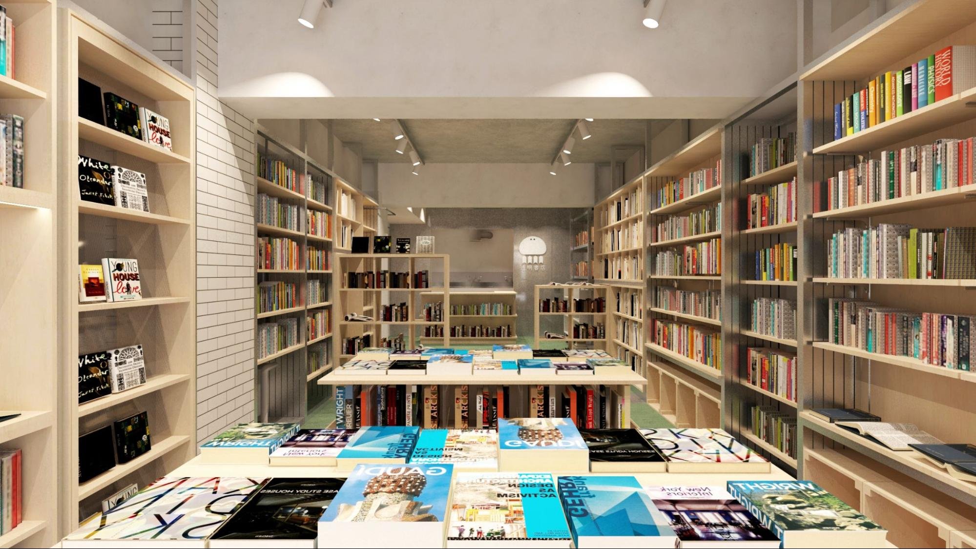 ▲「透明書店」イメージ