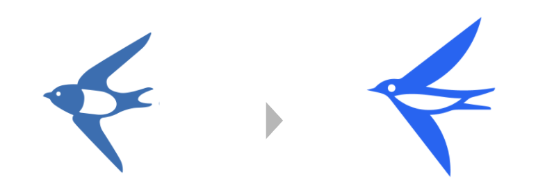 シンボルマーク 旧→新